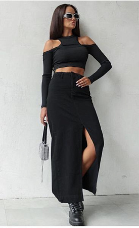 Юбка Ruxa 5059 black - делук