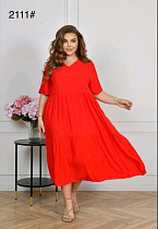 Платье Romeo Life 2111 red - делук