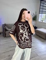 Футболка S.Style 71-1 d.brown - делук
