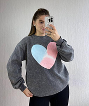 Свитер Modnulya 6518 grey - делук