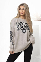 Свитер Global GL69 beige - делук