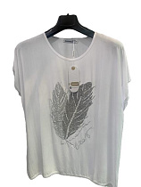 Футболка Orange Chinese 360-1 white - делук