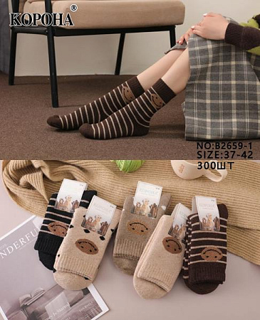 Носки Корона B2659-1 mix - делук