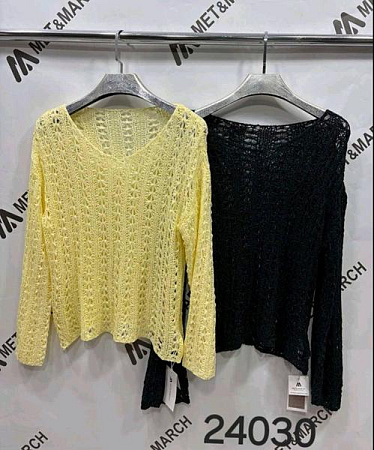 Свитер Met&March 24030 yellow - делук