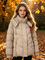 Куртка Jacket B0252 beige - делук