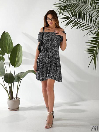Платье Loren 741 black - делук