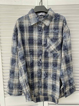 Рубашка Karon 7101 blue - делук