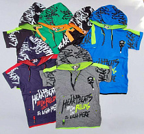 Футболка Meloria 2378 black-green - делук