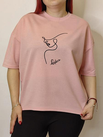 Футболка Kosta A106 pink - делук