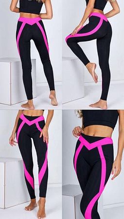 Лосины Bravel 062 black-pink - делук