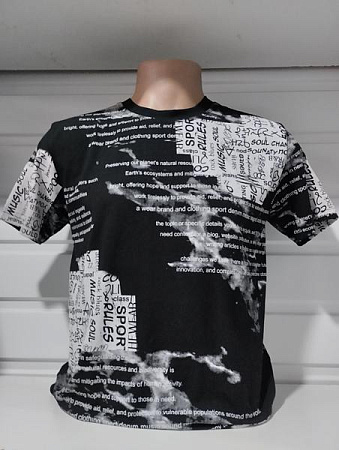 Футболка Panda 1743 black - делук