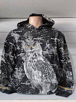 Худи Panda 1524 black - делук