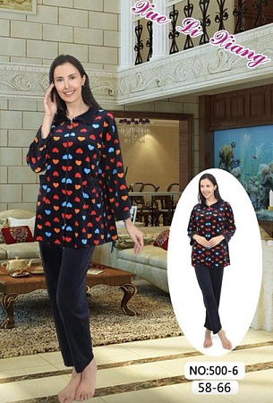 Пижама Anion 500-6 navy - делук