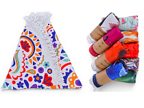 Полотенце Obuv Ok2 Підстілка для пляжу (99149) mix - делук