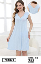 Ночнушка Brilliant 70407 l.blue - делук