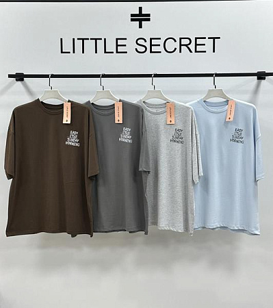 Футболка Little Secret 500457 l.grey - делук