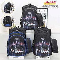 Рюкзак Candy Bags A14 black-grey - делук