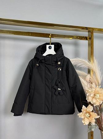 Куртка Delfinka 1122 black - делук