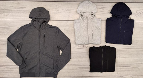 Кофта Спорт Samo 3873 black - делук