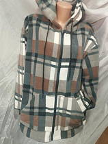 Рубашка Galina 586-1 grey-brown - делук