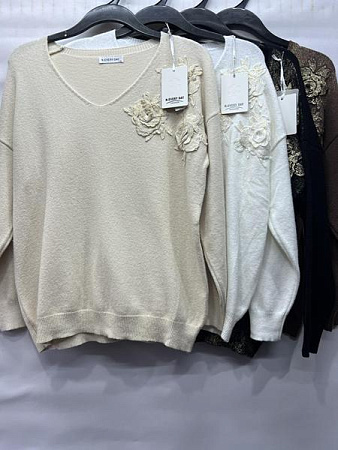 Свитер Emsweekis E1377 white - делук