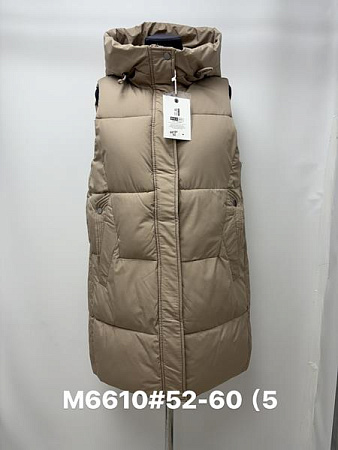 Жилетка Jacket M6610 beige - делук