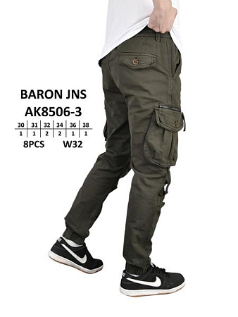 Штаны Baron Jeans AK8506-3 khaki - делук