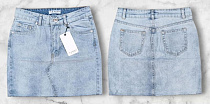 Юбка Maxim Jeans 1094 l.blue - делук