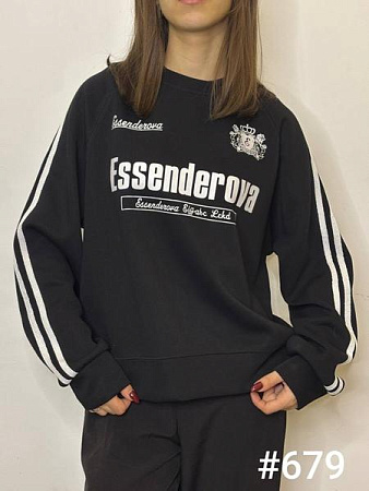 Кофта Спорт Kosta 679 black - делук