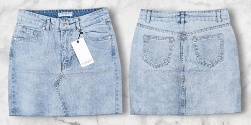 Юбка Maxim Jeans 1094 l.blue - делук