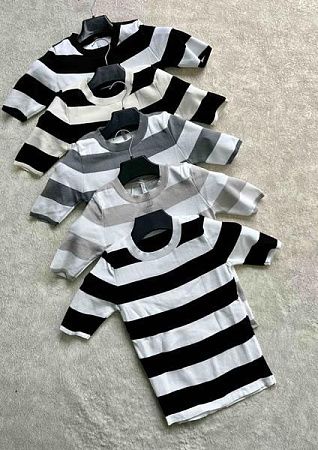 Футболка X-Ray 6547 white-black - делук
