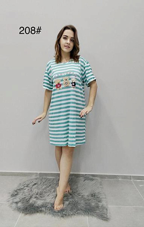 Ночнушка Anion 208 l.blue - делук