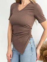 Футболка Arina 5146 brown - делук
