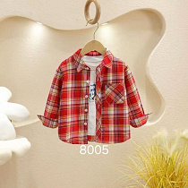 Рубашка Sunnytot 8005 red - делук