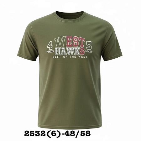 Футболка Liopt 2532-6 khaki - делук