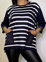 Туника Kosta 2876 navy - делук