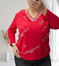 Свитер Elena&Vika 27096 red - делук