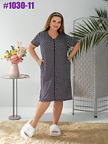 Халат Bat 1030-11 black - делук