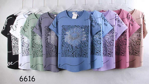Футболка Jjf 6616 mix - делук