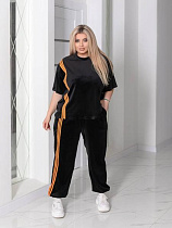 Костюм Спорт Seven Zikina 1359 black-orange - делук