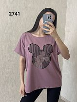 Футболка Fsn 2741 purple - делук
