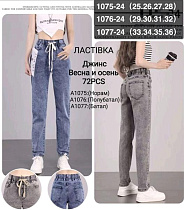 Джинсы Hoan 1076-24 mix - делук