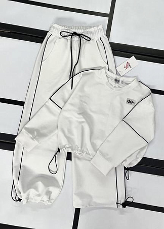 Костюм Спорт Kosmy 393 white - делук