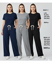 Штаны Спорт Kenalin 9641-1 grey - делук