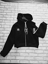 Кофта Спорт Newe N1402-5555 black - делук