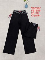 Джинсы Vanver F81885 black - делук