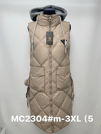 Жилетка Kilodoor M2304 d.beige - делук