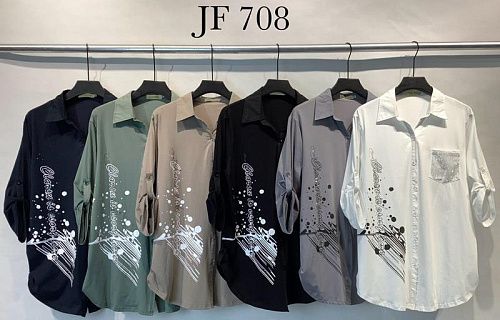 Рубашка Yafeier JF708 mint - делук