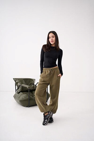 Штаны Спорт Little Secret 899 khaki - делук