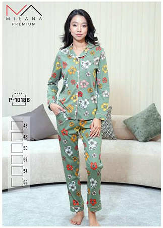 Пижама Samo 10186 green - делук